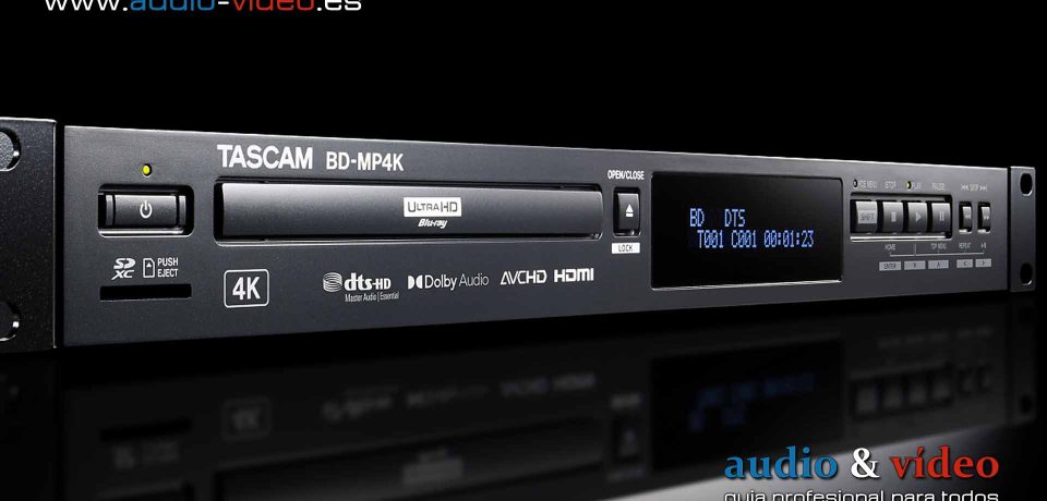 TASCAM BD-MP4K – Reproductor Multimedia para los profesionales