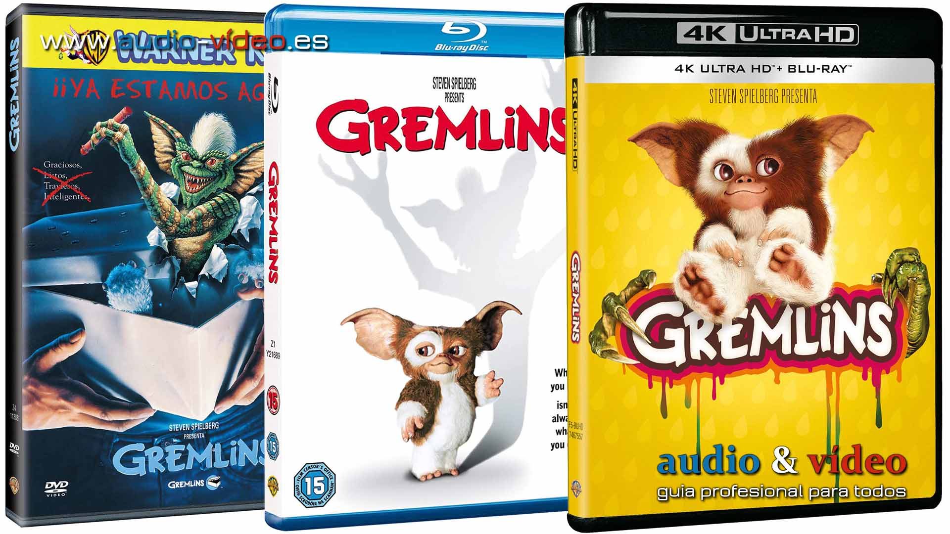 Gremlins – 4K UHD, BluRay y DVD