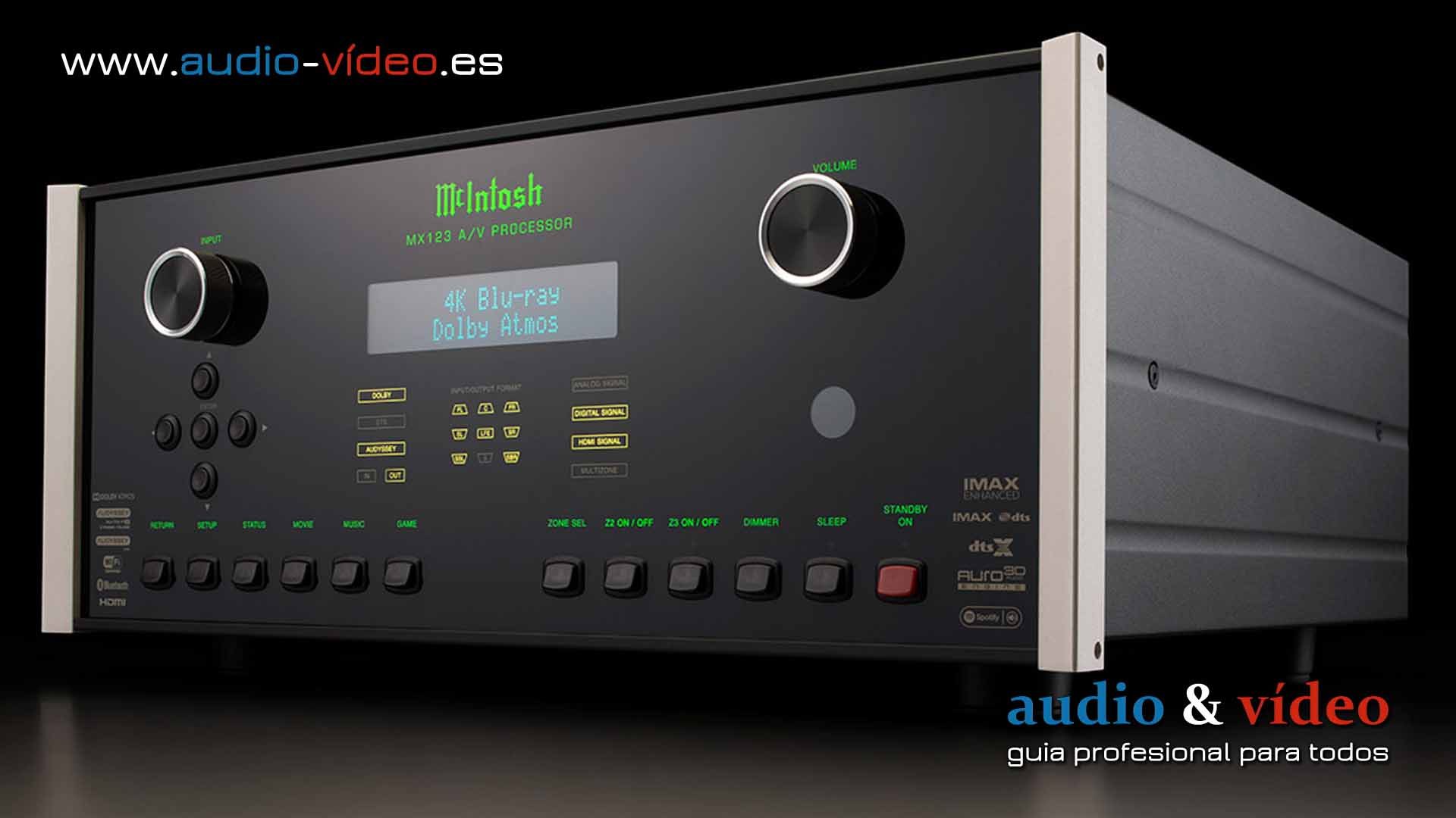 Procesador – McIntosh MX123 A/V – nuevas características.