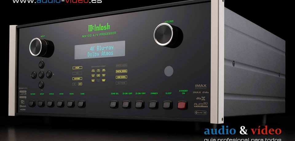 Procesador – McIntosh MX123 A/V – nuevas características.