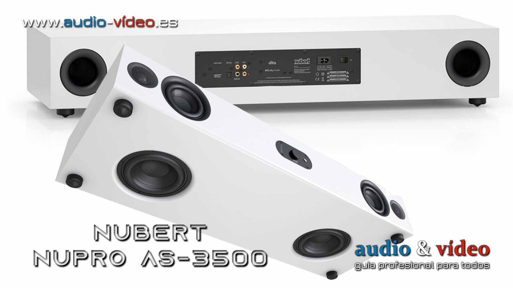 Barra de sonido Nubert NuPro AS-3500 blanco conectores