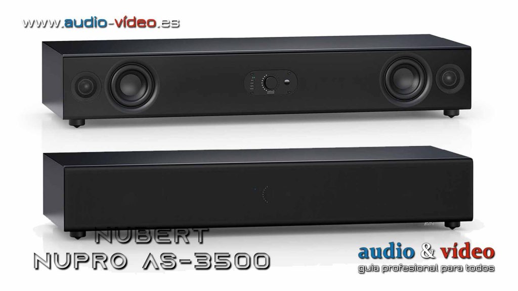 Barra de sonido Nubert NuPro AS-3500 negro frente