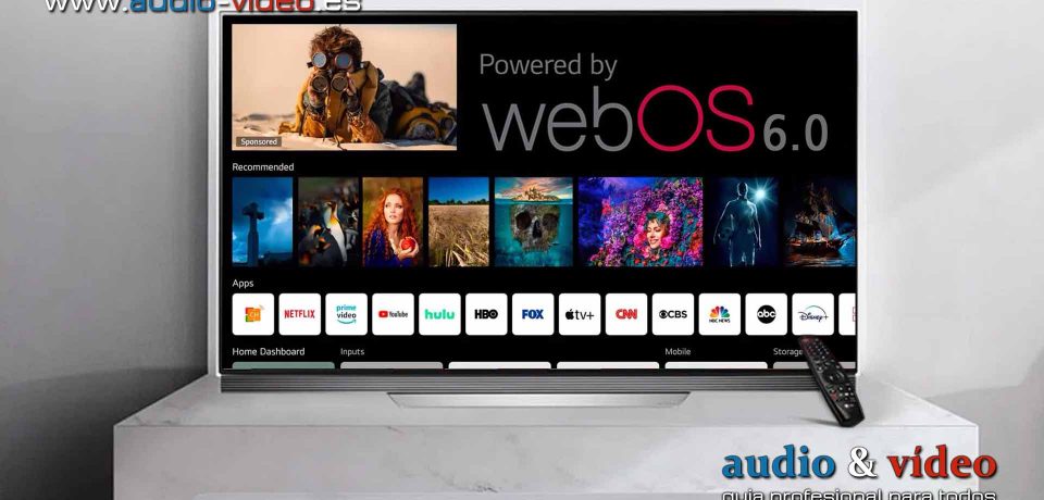 Nueva plataforma webOS 6.0 de LG para 2021