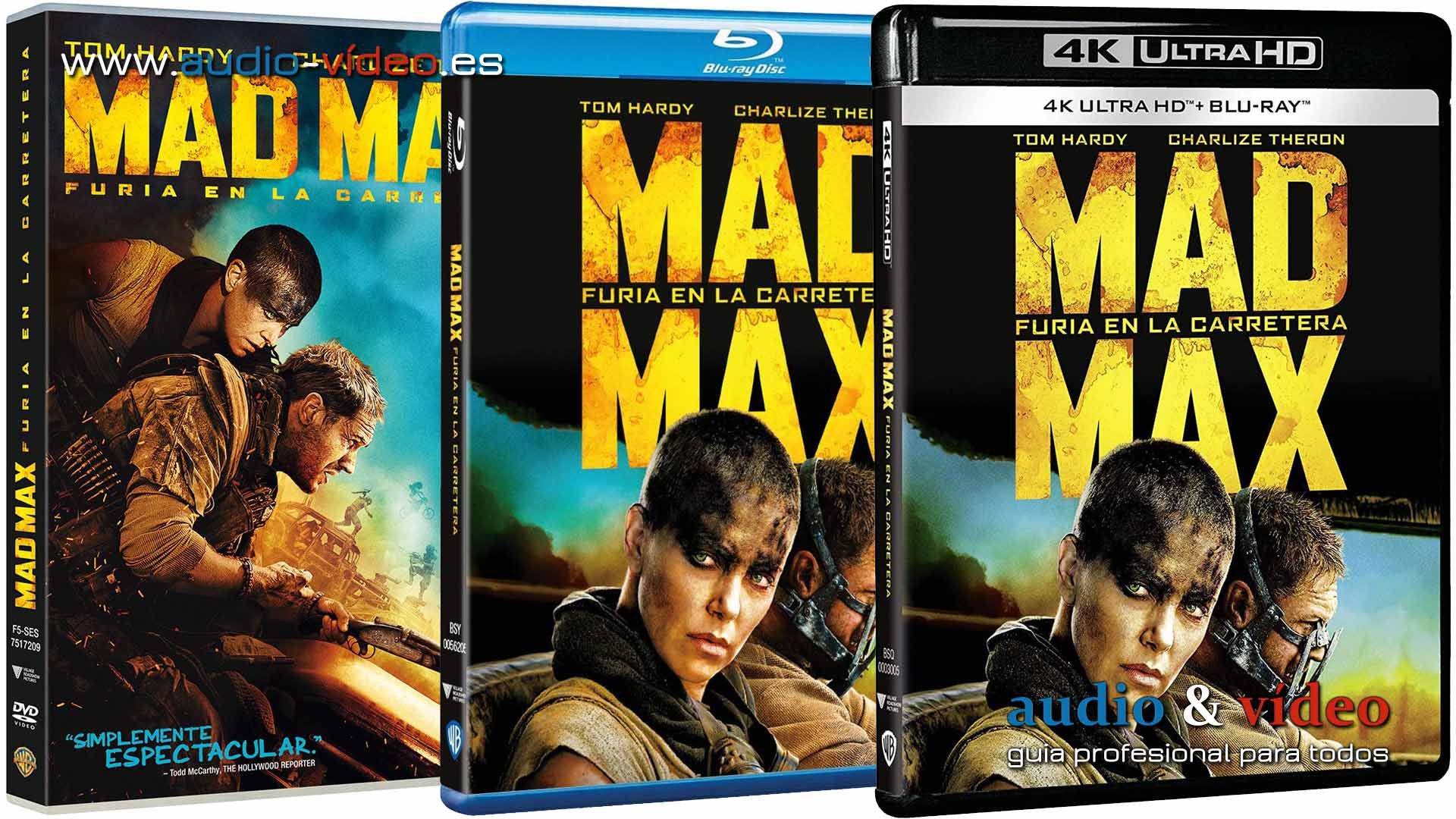 Mad Max – Fury Road – 4K, UHD, BluRay, DVD + soundtrack