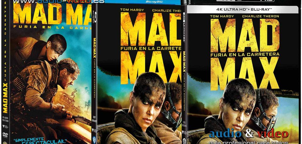 Mad Max – Fury Road – 4K, UHD, BluRay, DVD + soundtrack