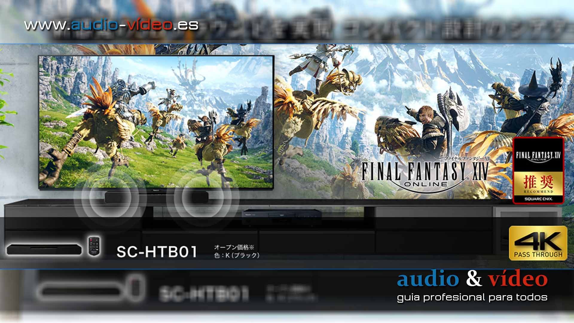 Barra de sonido: Special Edition – Panasonic SC-HTB01  – Final Fantasy XIV