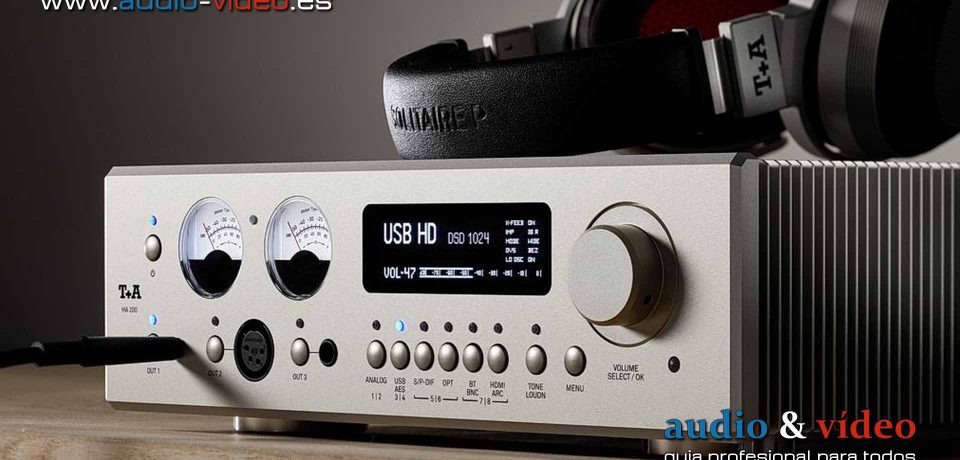Kit – amplificador de auriculares: T+A HA 200 + auriculares: T+A Solitaire P