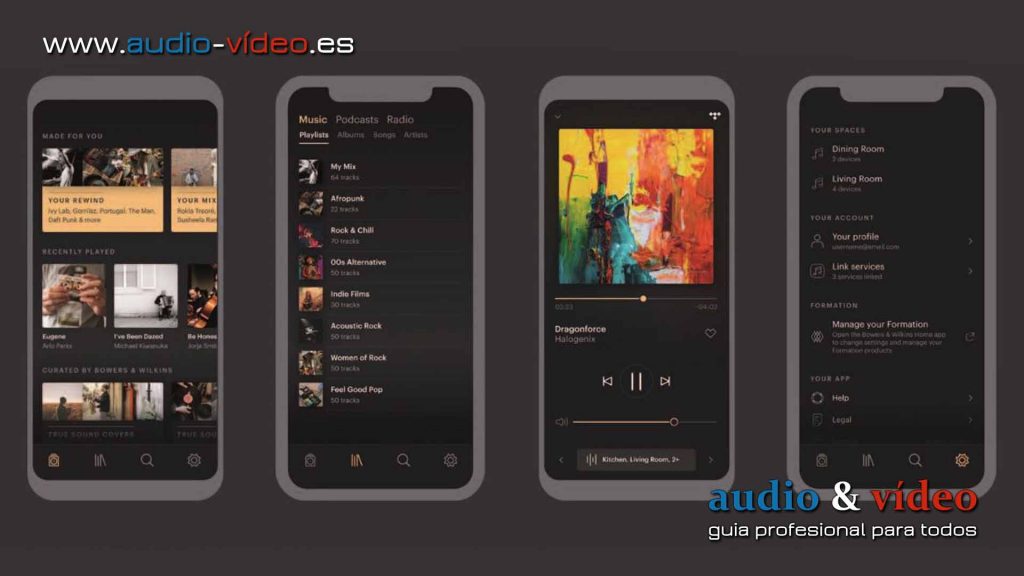 Bowers & Wilkins  la Nueva Music App