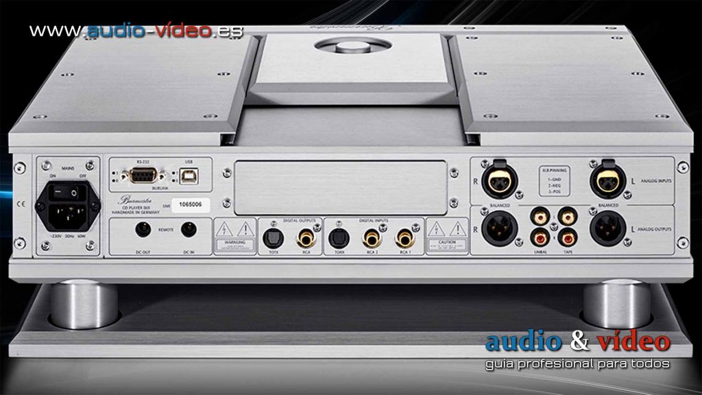 Burmester 069 CD Player conectores