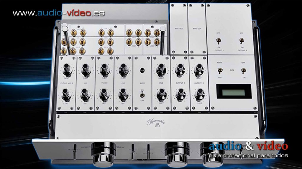 Burmester Reference Line - 808 MK5 Preamplificador parte de arriba