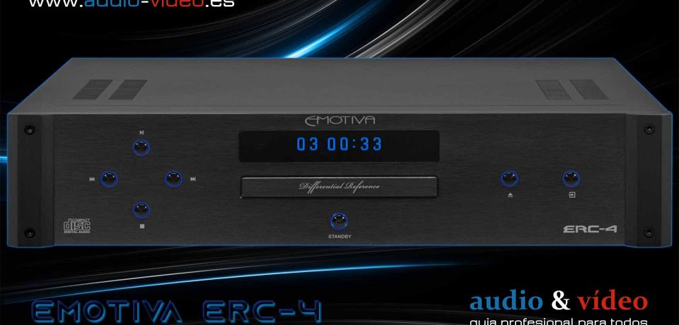 Emotiva ERC 4 – lector CD / SACD / DVD-Audio (mp3)