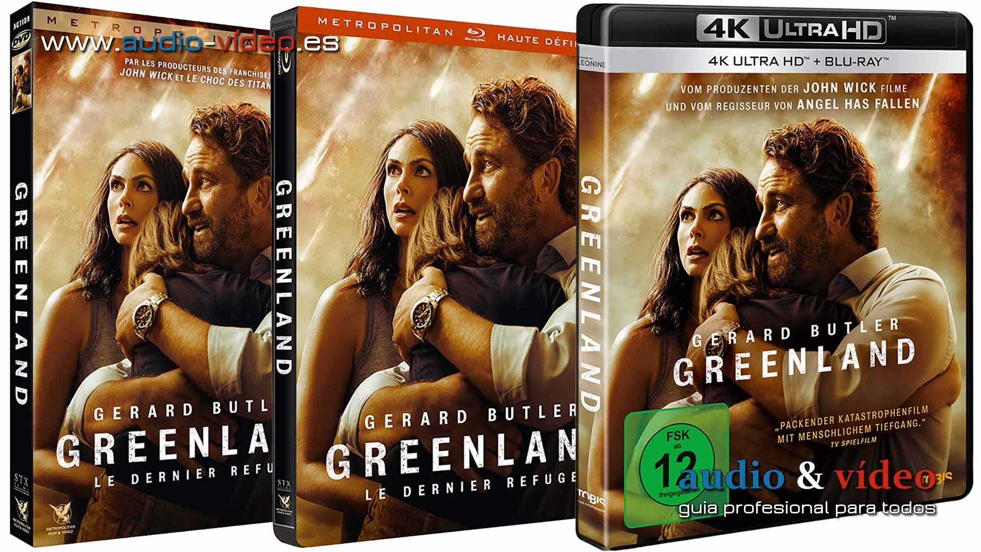 Greenland – 4K, UHD, BluRay, DVD + soundtrack