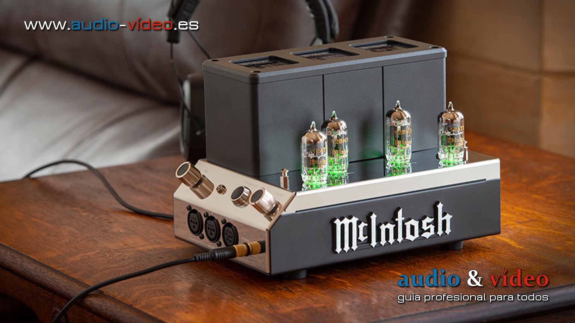 McIntosh MHA200 – amplificador de auriculares con tubos de vacío