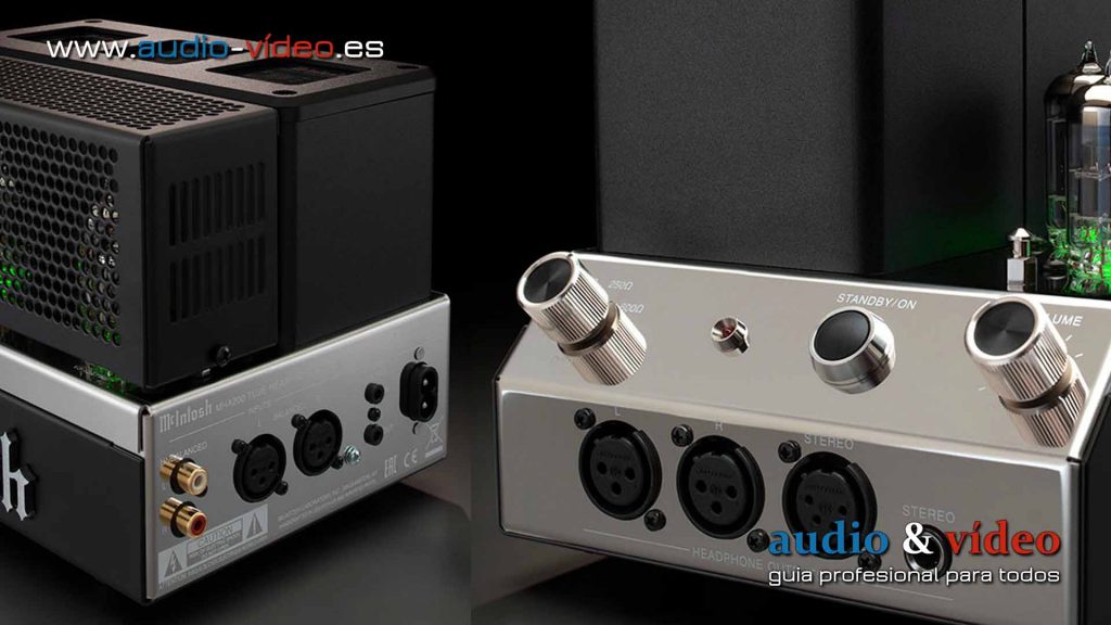 McIntosh MHA200 conectores frente trasero