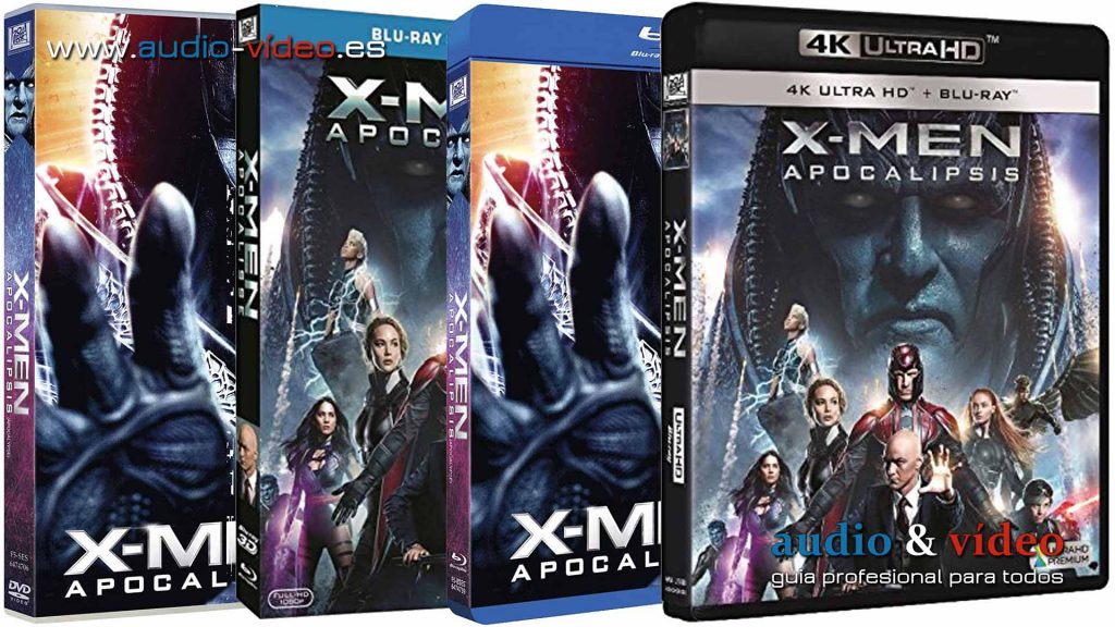 X-Men: Apocalipsis – 4K, UHD, BluRay, BluRay 3D, DVD