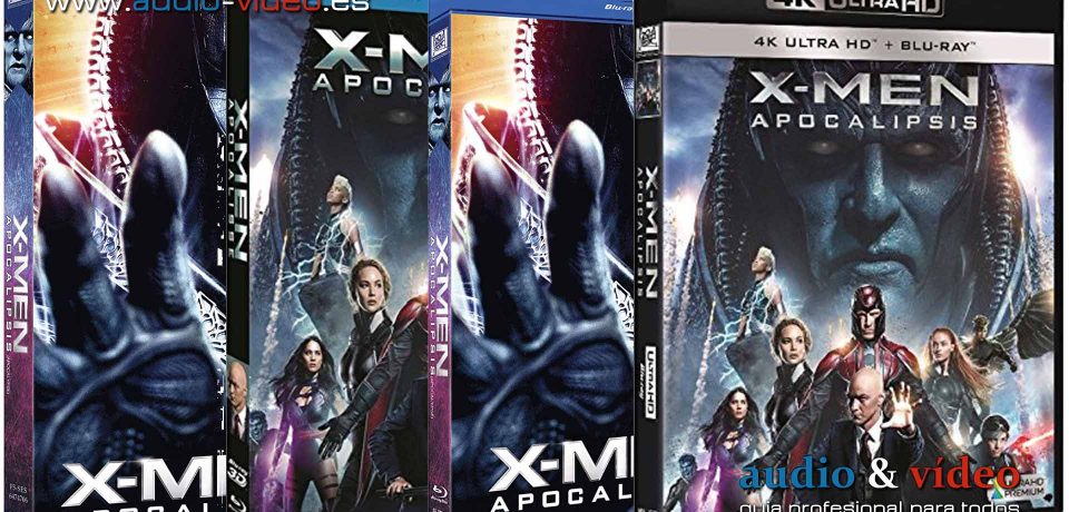 X-Men: Apocalipsis – 4K, UHD, BluRay, BluRay 3D, DVD + soundtrack