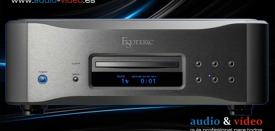 Esoteric K-01XD – reproductor SACD con DAC integrado + nuevo firmware