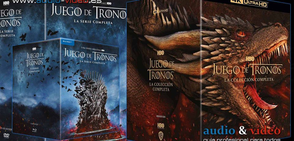 Juego De Tronos Temporada 1-8 Colección Completa – 4K UHD, BluRay, DVD + soundtrack