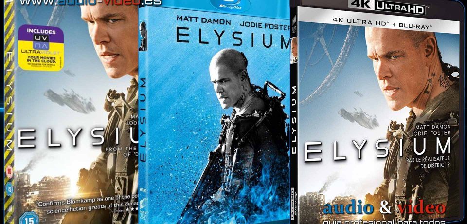 Elysium – 4K, UHD, BluRay, DVD + soundtrack + bonus