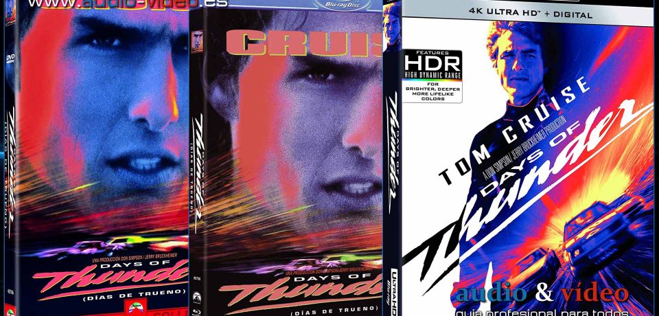 Días de trueno (Days of thunder) – 4K UHD, BluRay, DVD + soundtrack completo