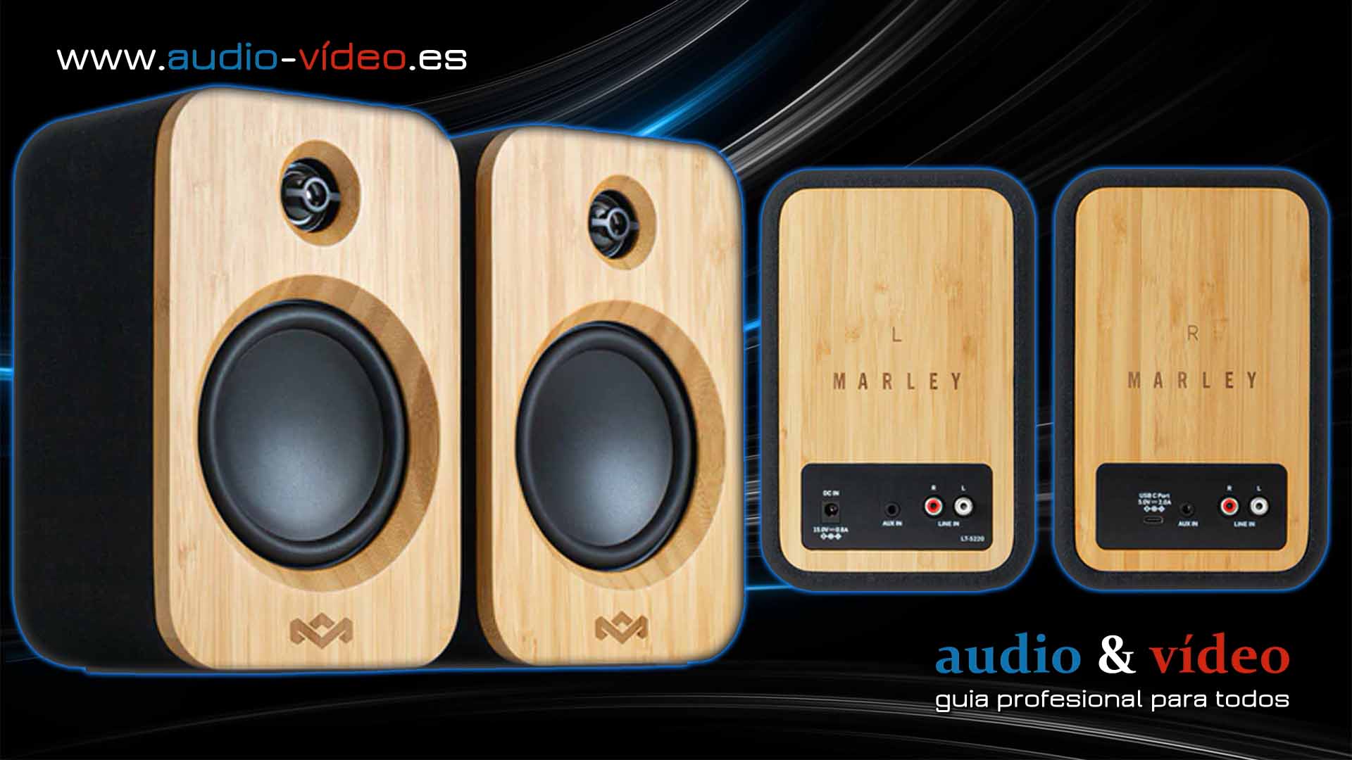 House of Marley Altavoces de Estantería Bluetooth Get Together Duo