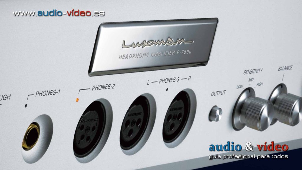 Luxman P-750u - amplificador de auriculares