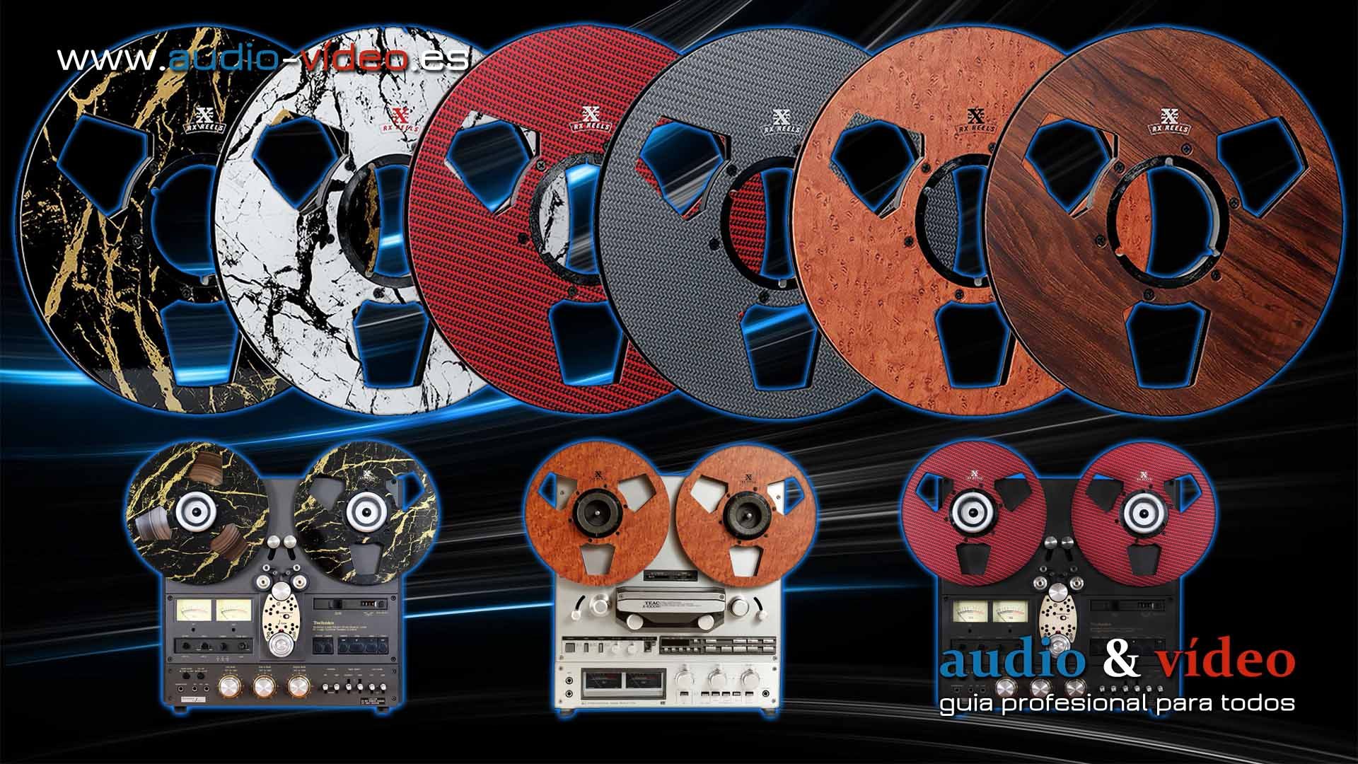 RX REELS – Audiophile Quality / Carbon Fiber Carretes