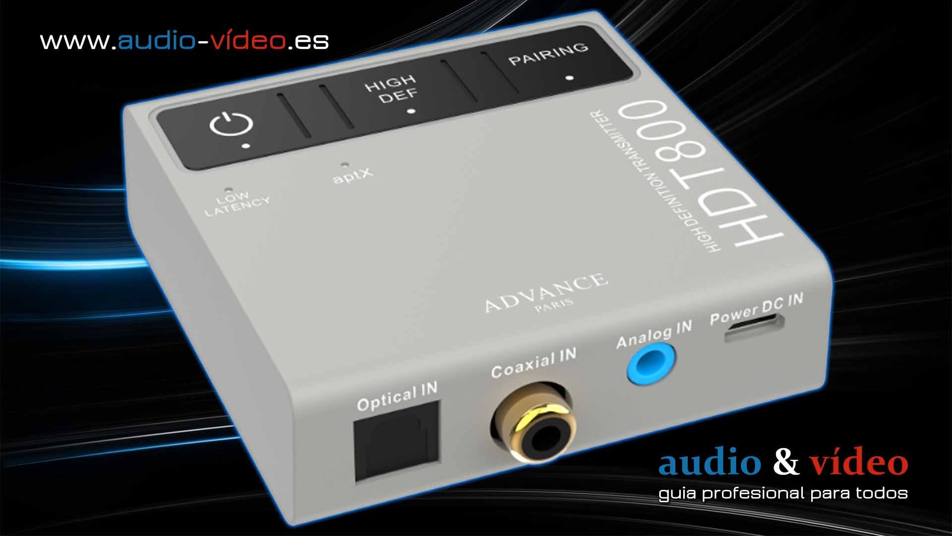 Advance Paris HDT-800 : aptXHD  Bluetooth transmisor