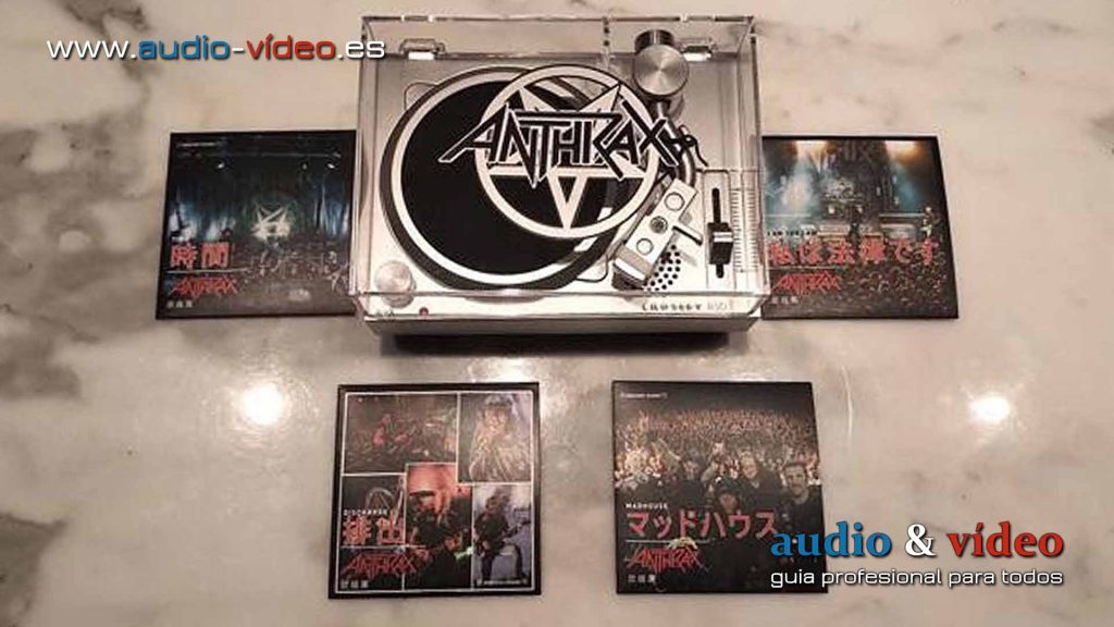 ANTHRAX 40 cumpleaños - Crosley RSD 3 - mini tocadiscos