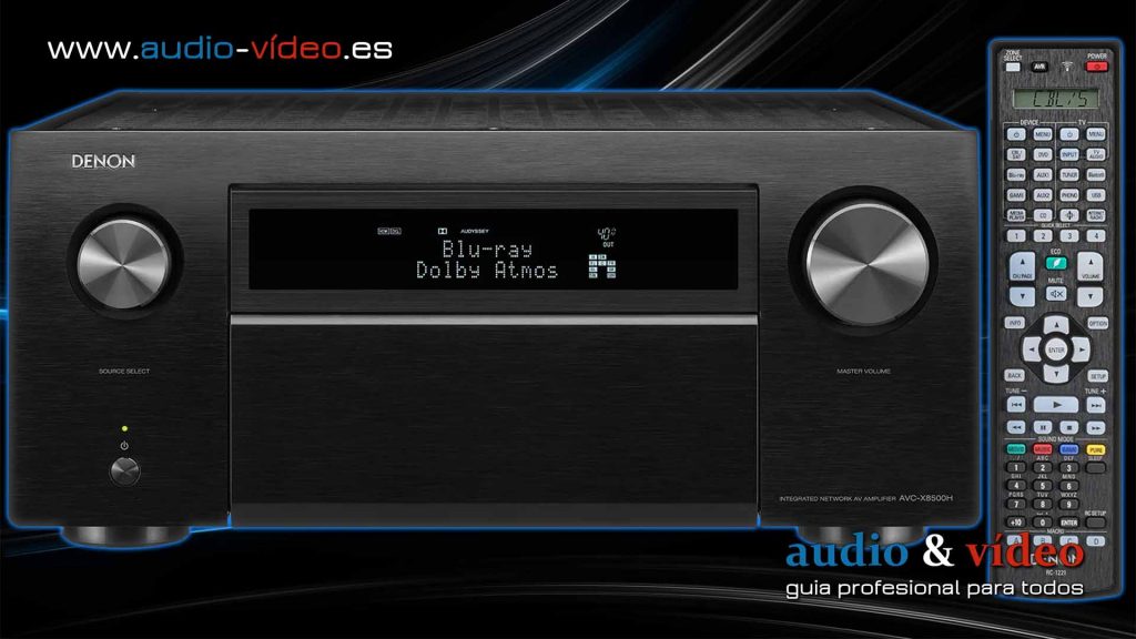 Denon AVC-X8500HA AV - receptor / procesador Home Cinema - frente y mando