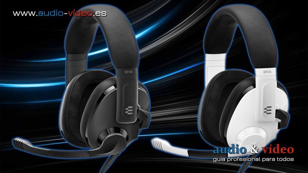 Auriculares para jugadores EPOS H3 - blanco y negro