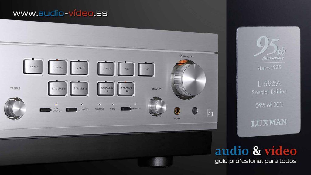 Amplificador integrado Luxman L595A - Edicion Limitada - 95 anniversario