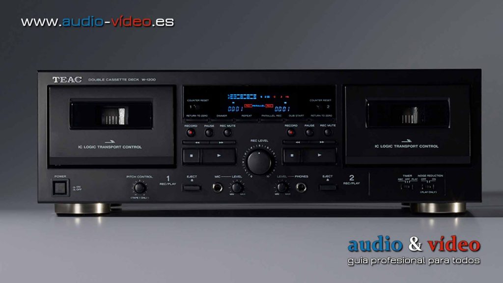 Teac W-1200 - Doble Cassette Deck con salida USB