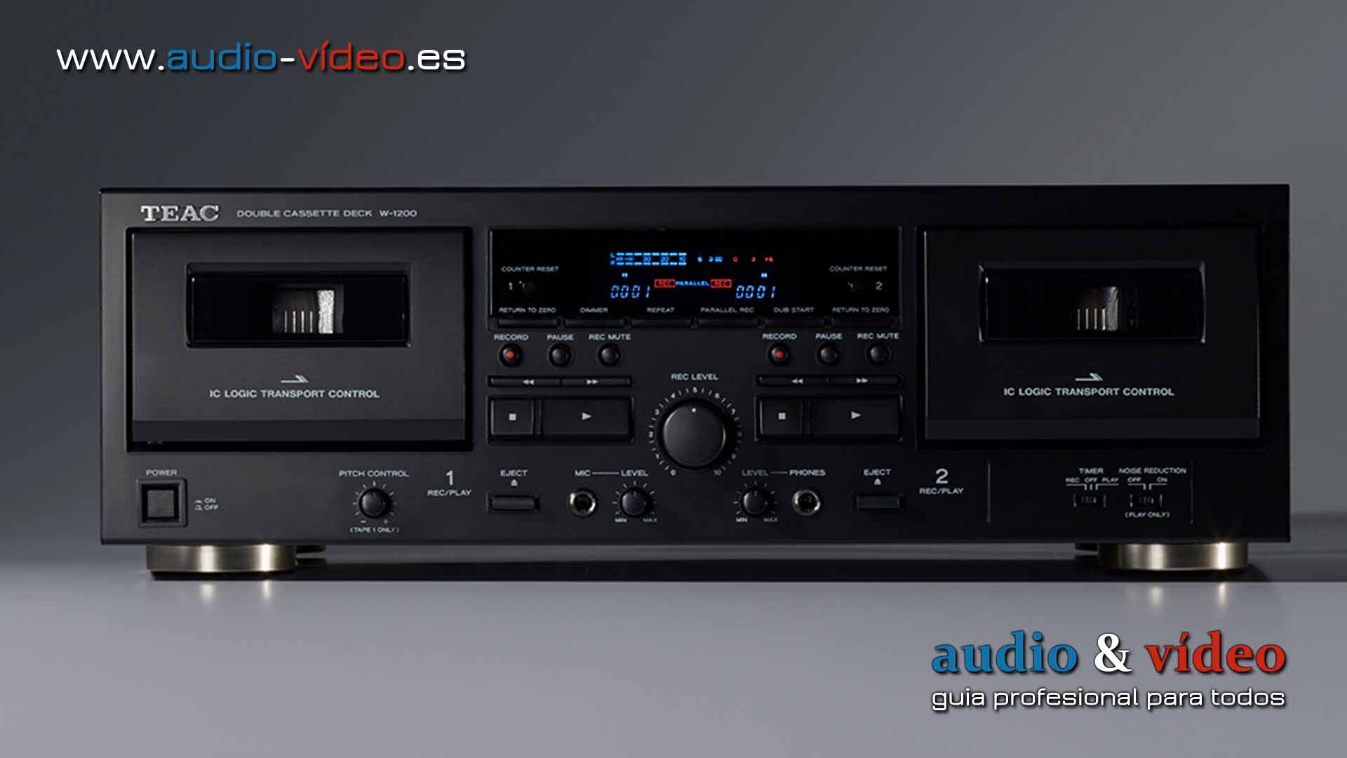 Teac W-1200 – Doble Cassette Deck con salida USB