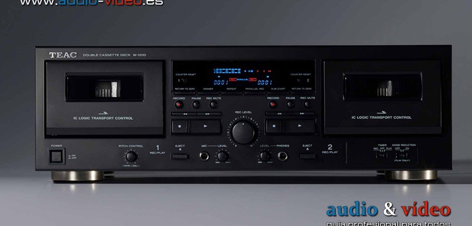 Teac W-1200 – Doble Cassette Deck con salida USB