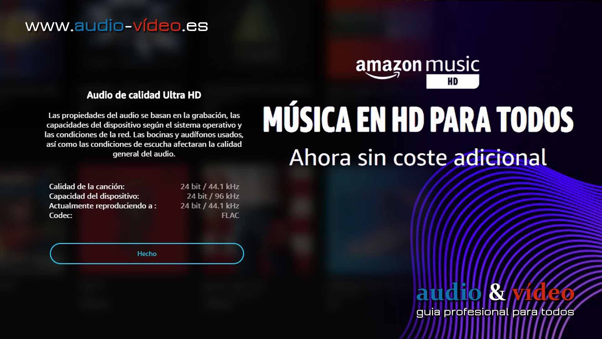 Amazon Music Unlimited HD – gratuito