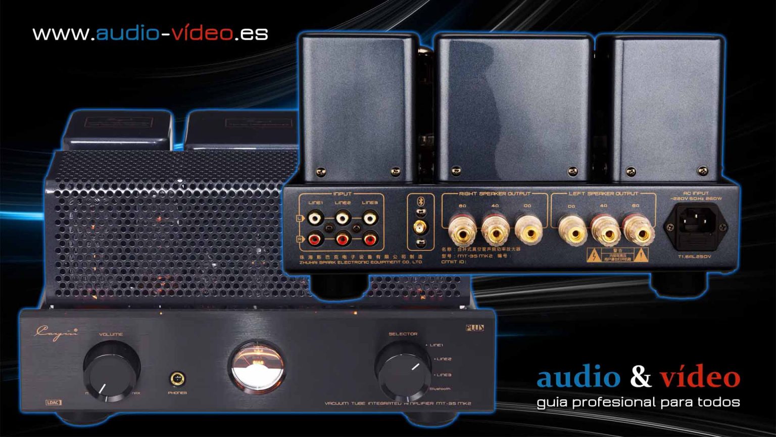 Ampli Hifi à Tubes Cayin MT-50 – 4 Lampes Genalex Gold Lion – Occasion – Son Vintage