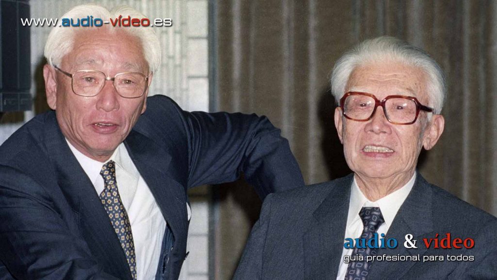 Fundadores Sony: Masaru Ibuka y Akio Morita