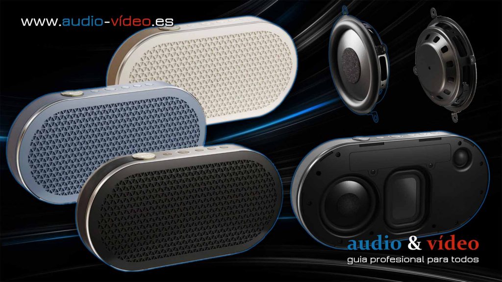 Dali Katch G2 - altavoz Bluetooth - Colores, parte trasera, subwoofer