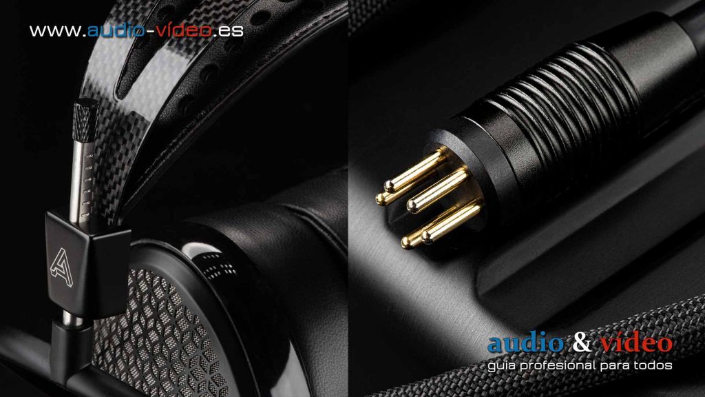 Audeze CRBN - auriculase más que profesionales - detalles, conector