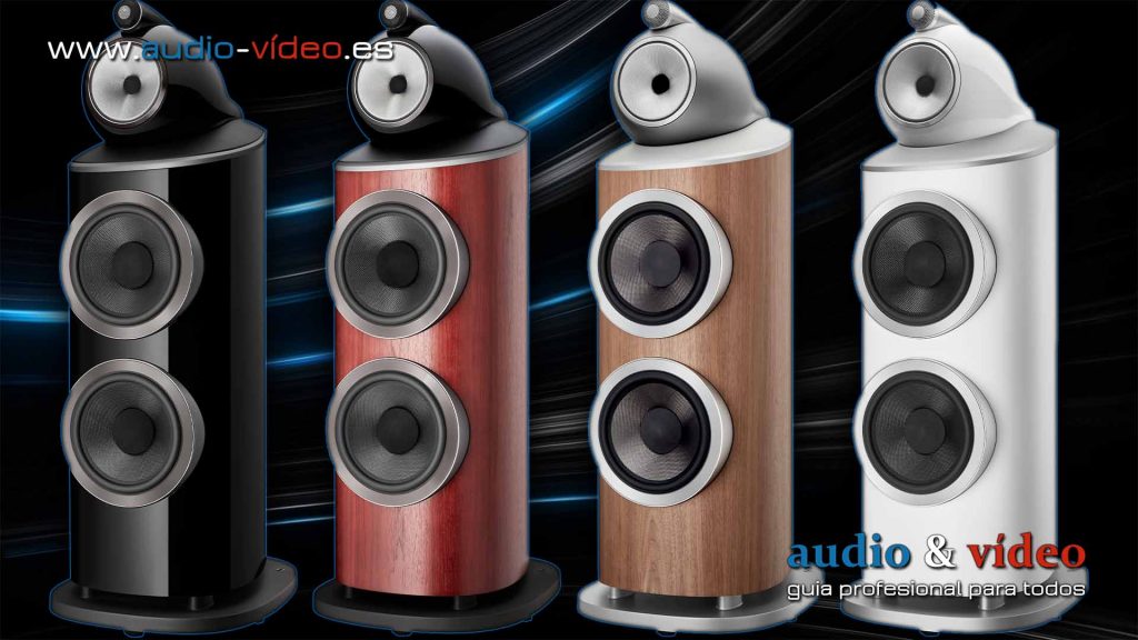 Bowers & Wilkins - 801 D4 - colores, acabados