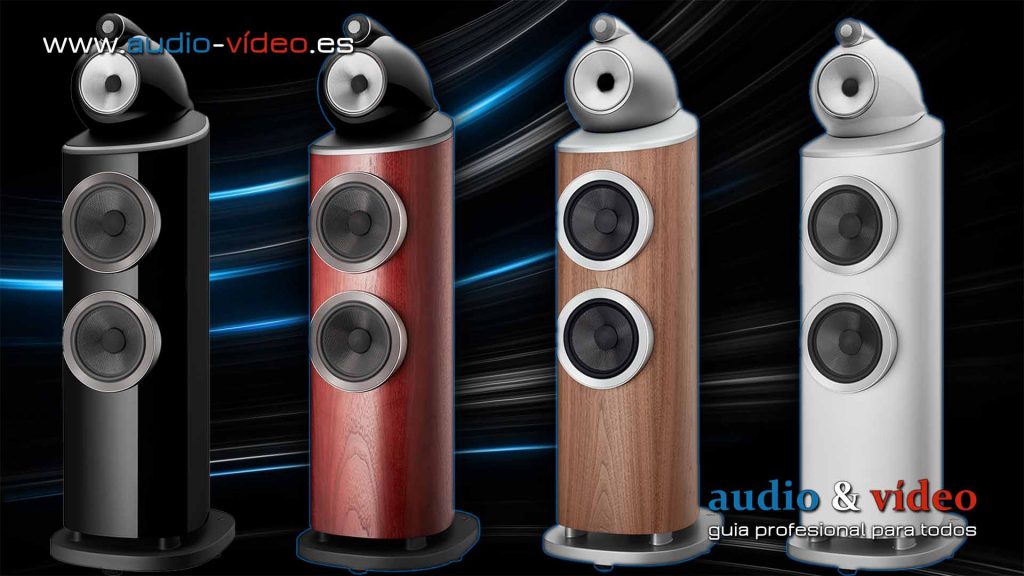 Bowers & Wilkins - 803 D4 - colores, acabados