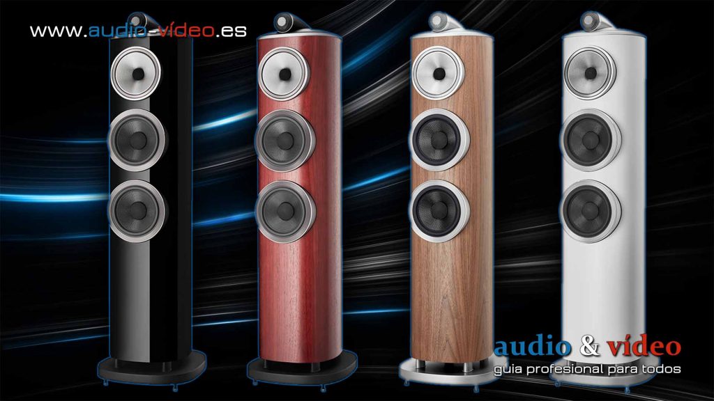 Bowers & Wilkins - 803 D4 - colores, acabados