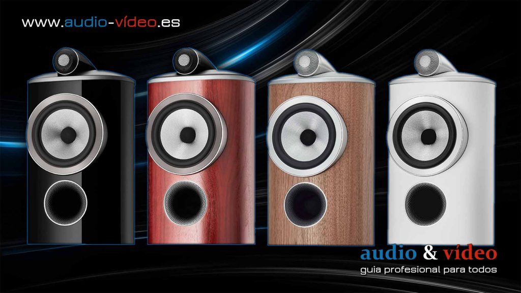 Bowers & Wilkins - 805 D4 - colores, acabados