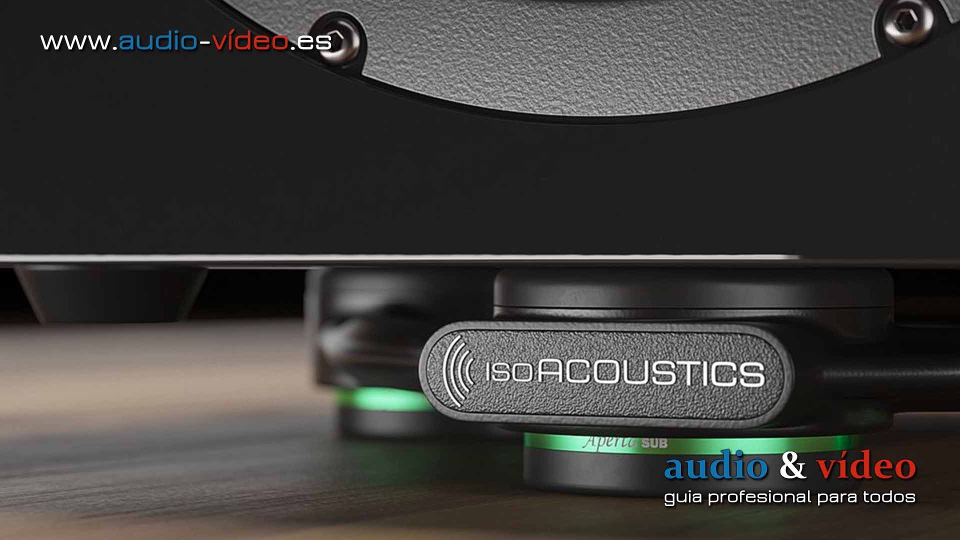 IsoAcoustics Aperta Sub – plataforma de aislamiento para subwoofers