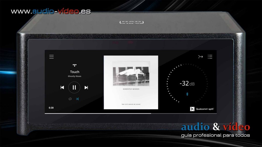 NAD - MASTERS M10 V2 BLUOS - amplificador en red - frente / pantalla tactil