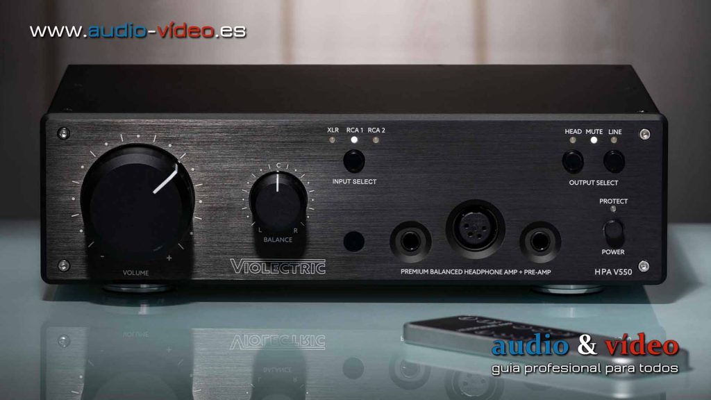 Violectric HPA V550 / HPA V550 PRO - amplificadores de auriculares