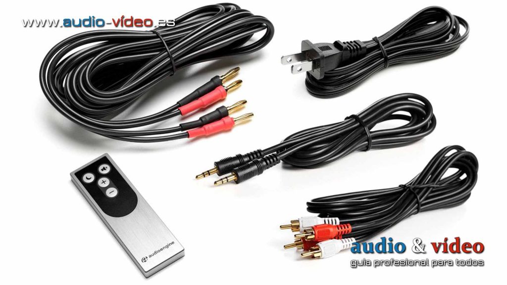 Audioengine HD6 - altavoces bluetooth - banco de pruebas - kit de cables