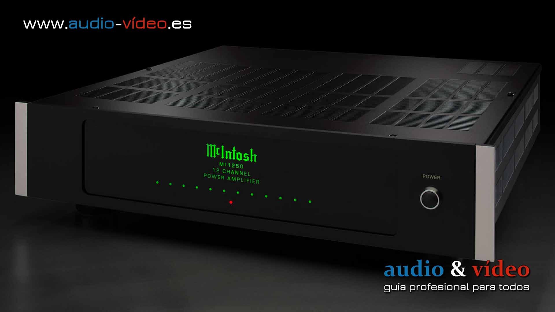 McIntosh MI1250 – amplificador digital de 12 canales