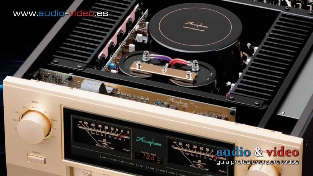 Accuphase E-5000: Amplificador Integrado con 5 transistores por canal